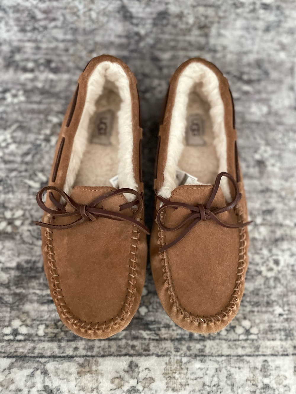 UGG Womens Chestnut Moccasin Slippers